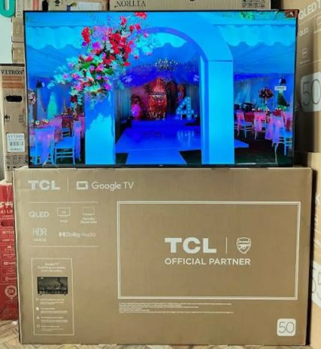 Brand new TCL Qled Android 50 inch HDR10