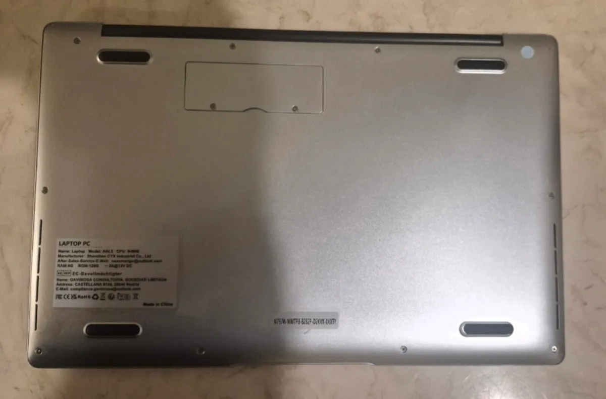 LAPTOP PC N95 MODEL ANL5 WINDOWS 11 PRO HAVE NO CH - Image 3