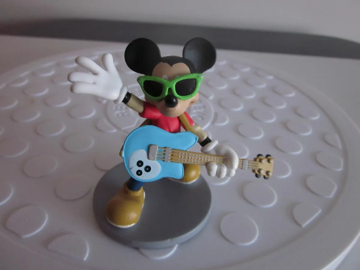 Disney Rocking Mickey Mouse w/ Guitar Figure - Image 1