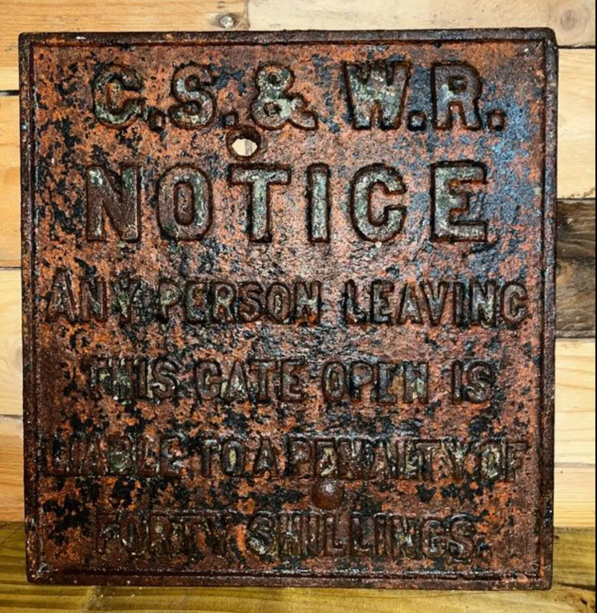 Antique Irish ☘️ Railway Signs collect Letterkenny - Image 2