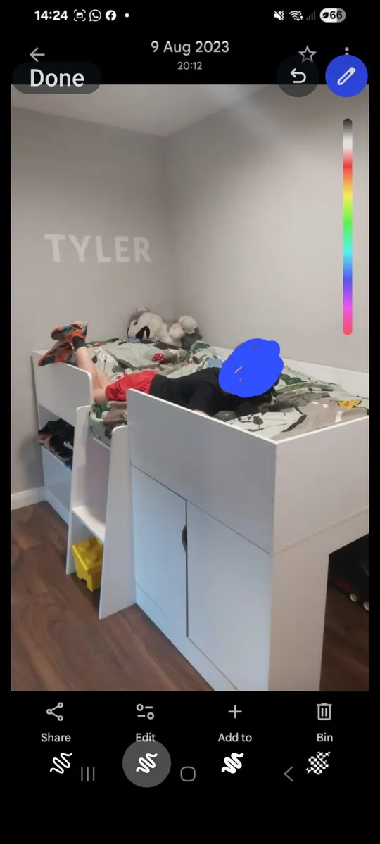 Mid sleeper bunk bed - Image 2