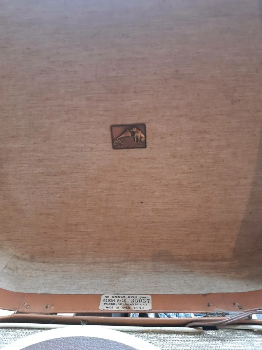 HMV portable record player - Image 3