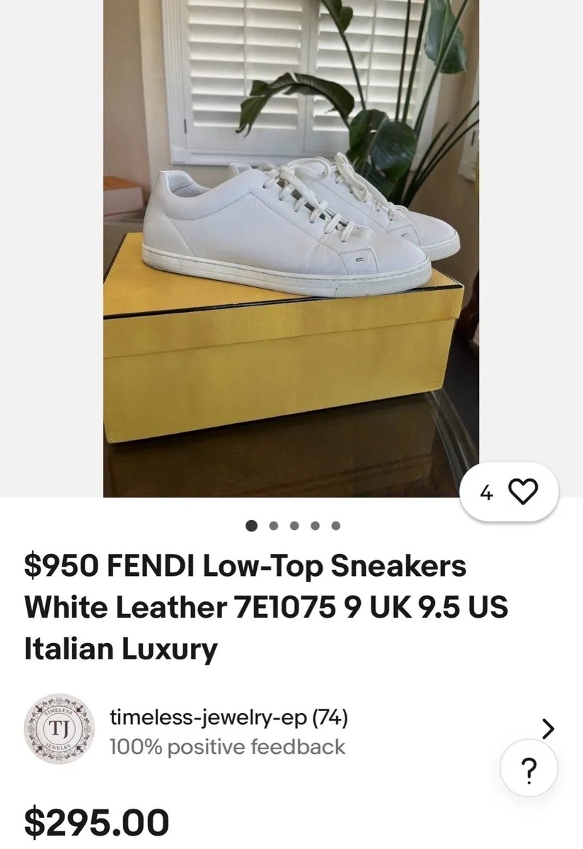 REAL FENDI SHOES - Image 3