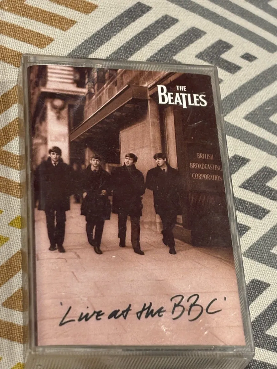 Beatles live at the BBC cassette tape