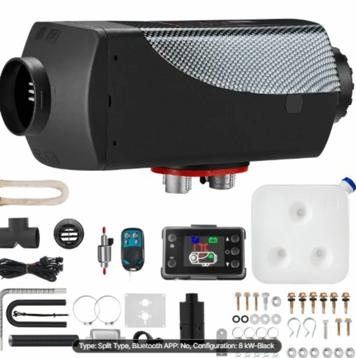 12V 8KW Diesel Air Heater with LCD Switch, Diesel - Image 1