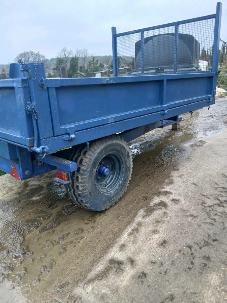 10x7ft drop side tipping trailer - Image 1