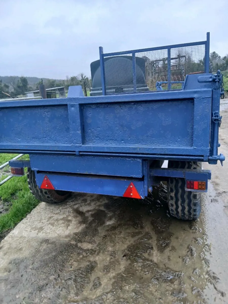 10x7ft drop side tipping trailer - Image 2