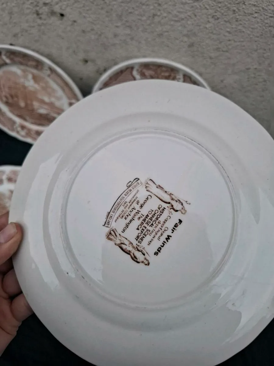 6 fair wind side plates postage possible - Image 2