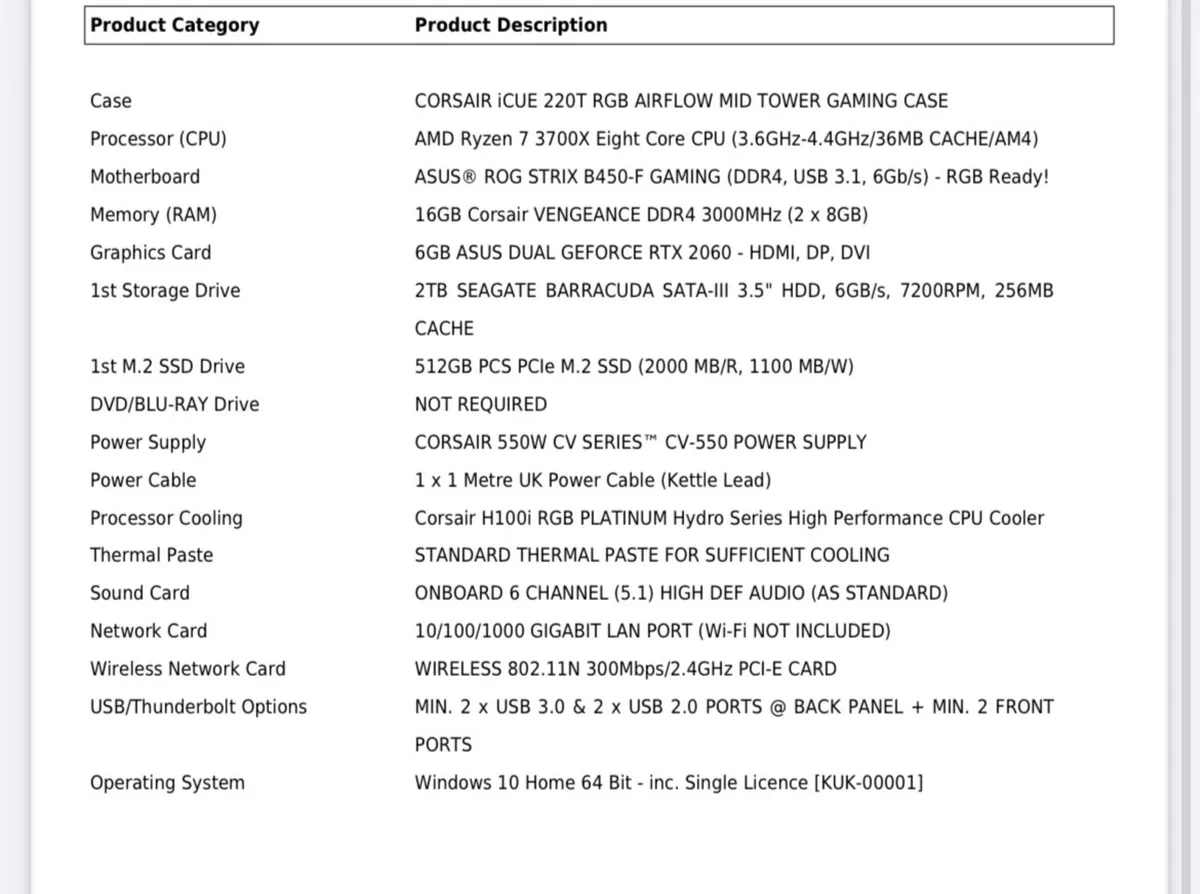 Gaming PC & Monitor - Image 2
