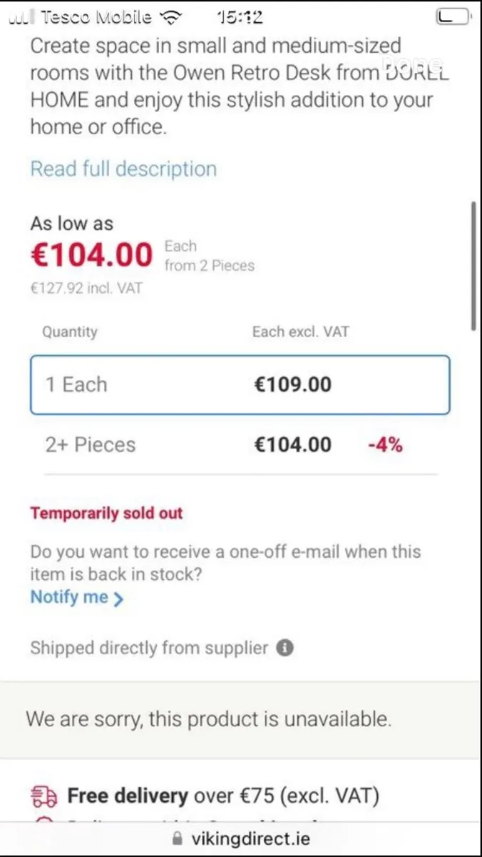 office table 9327333 COMUK - Image 2