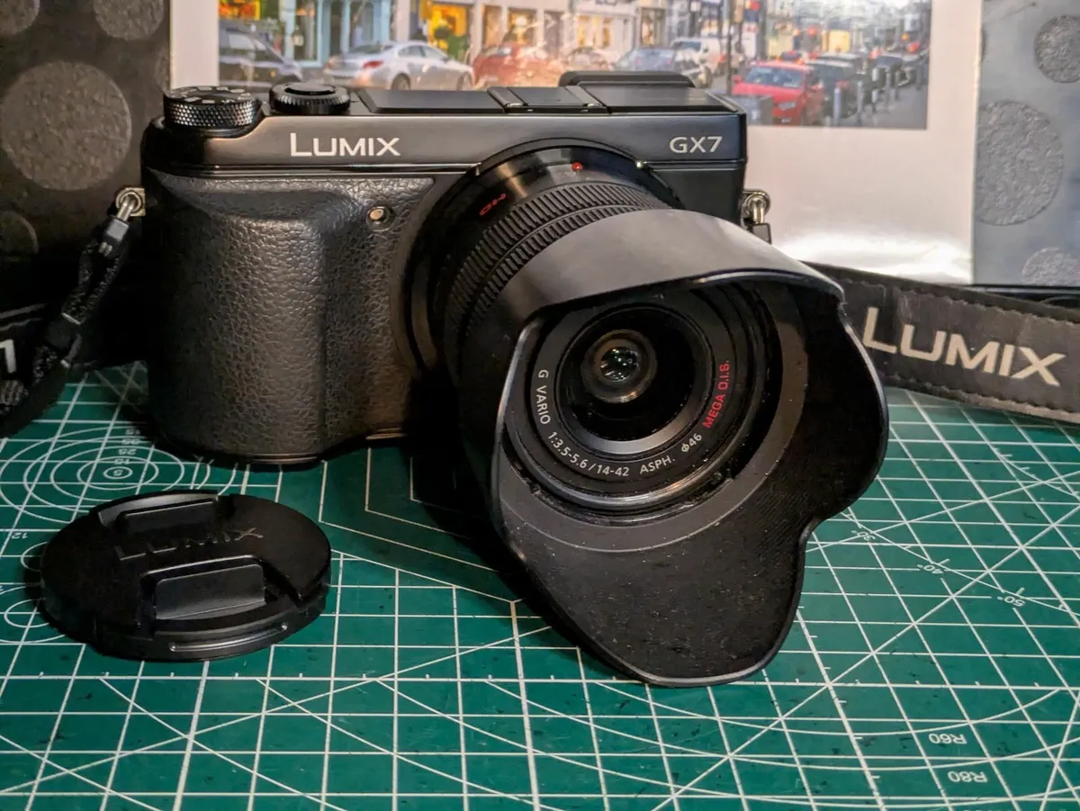 Lumix GX7 kit, as new, boxed - Image 1