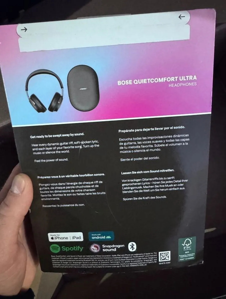 Brand New Bose Quietcomfort Ultra Never Opened - Image 4