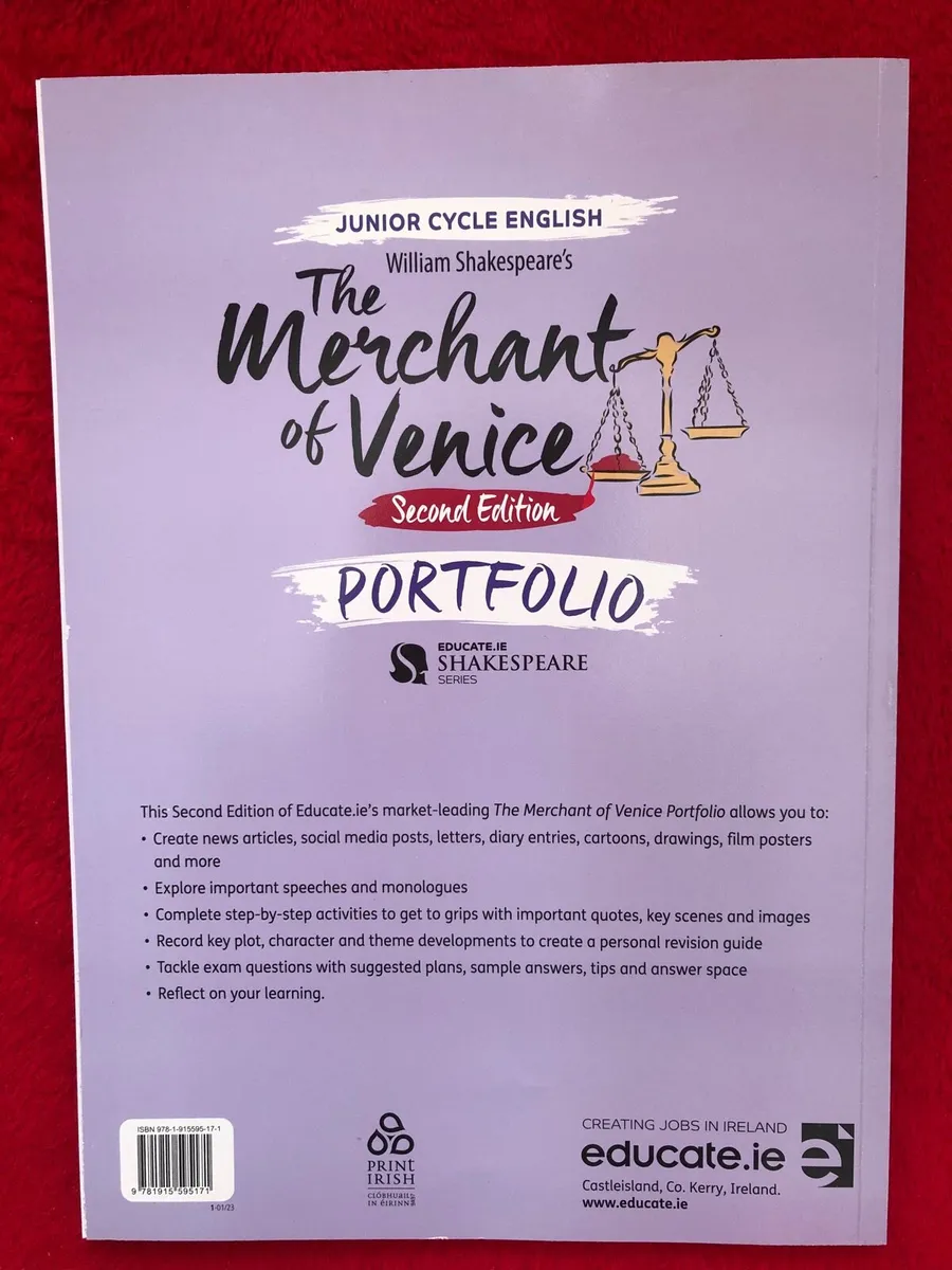 The Merchant of Venice Secondary Schoolbook - Image 2