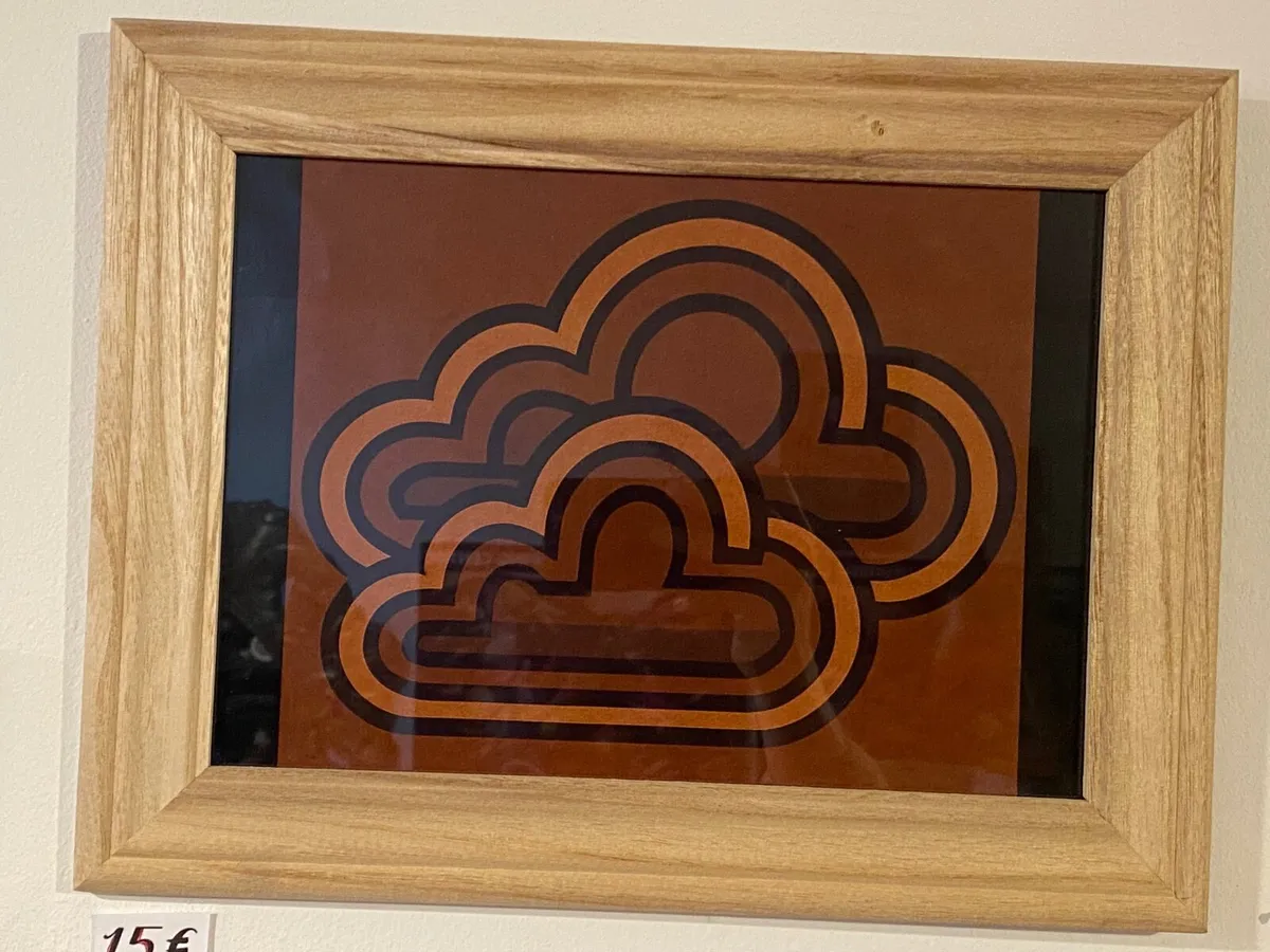 Picture framed clouds
