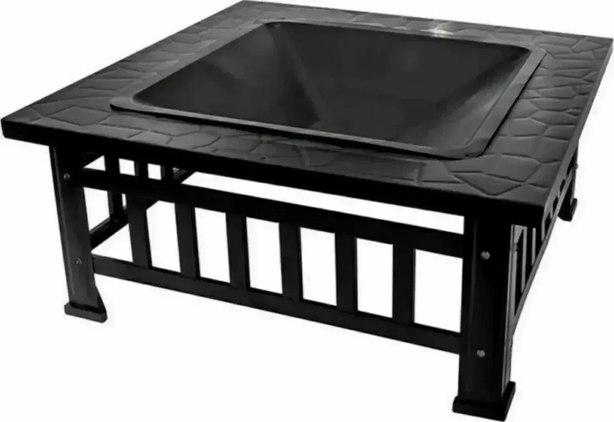 Patio Fire Pit – Durable Steel Outdoor Fireplace - Image 2