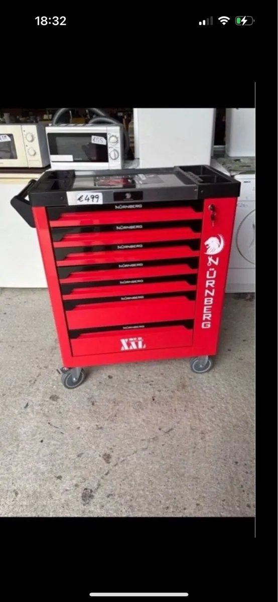 Nuremberg tool box with tools included - Image 1