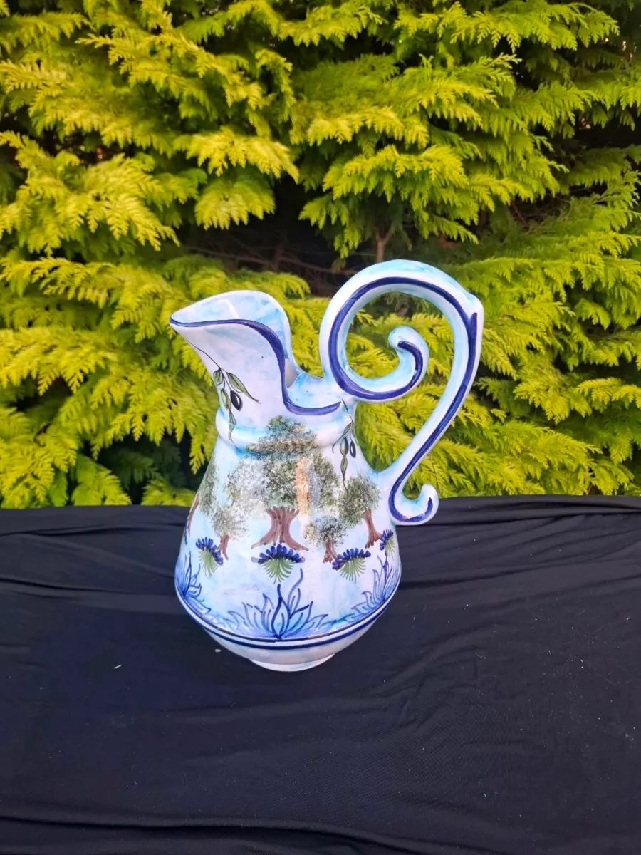 Tall blue pitcher postage possible - Image 1