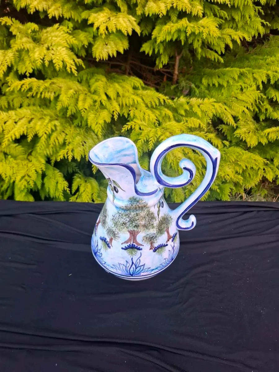 Tall blue pitcher postage possible - Image 2