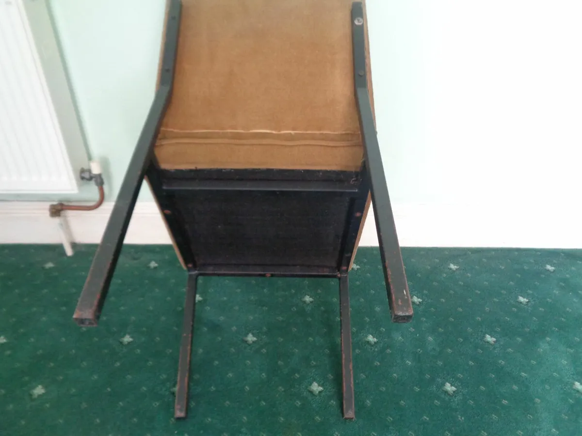 Metal Framed Chair for Sale - Image 4