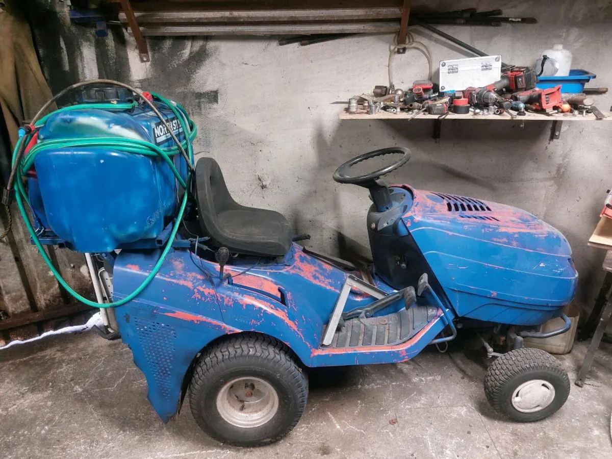 Quad sprayer  on small mow