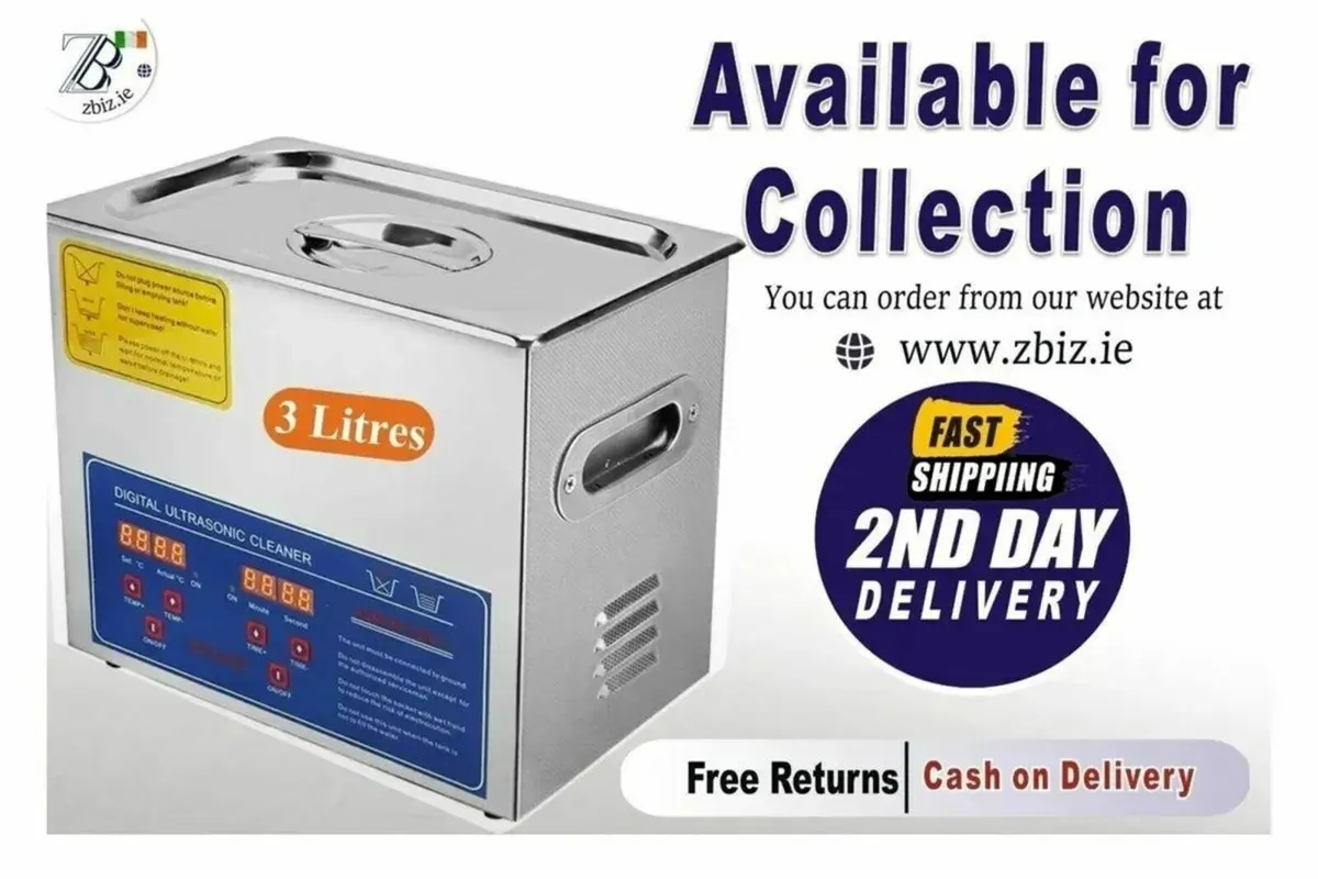 3L Ultrasonic Cleaner Machine For Delicate objects - Image 1