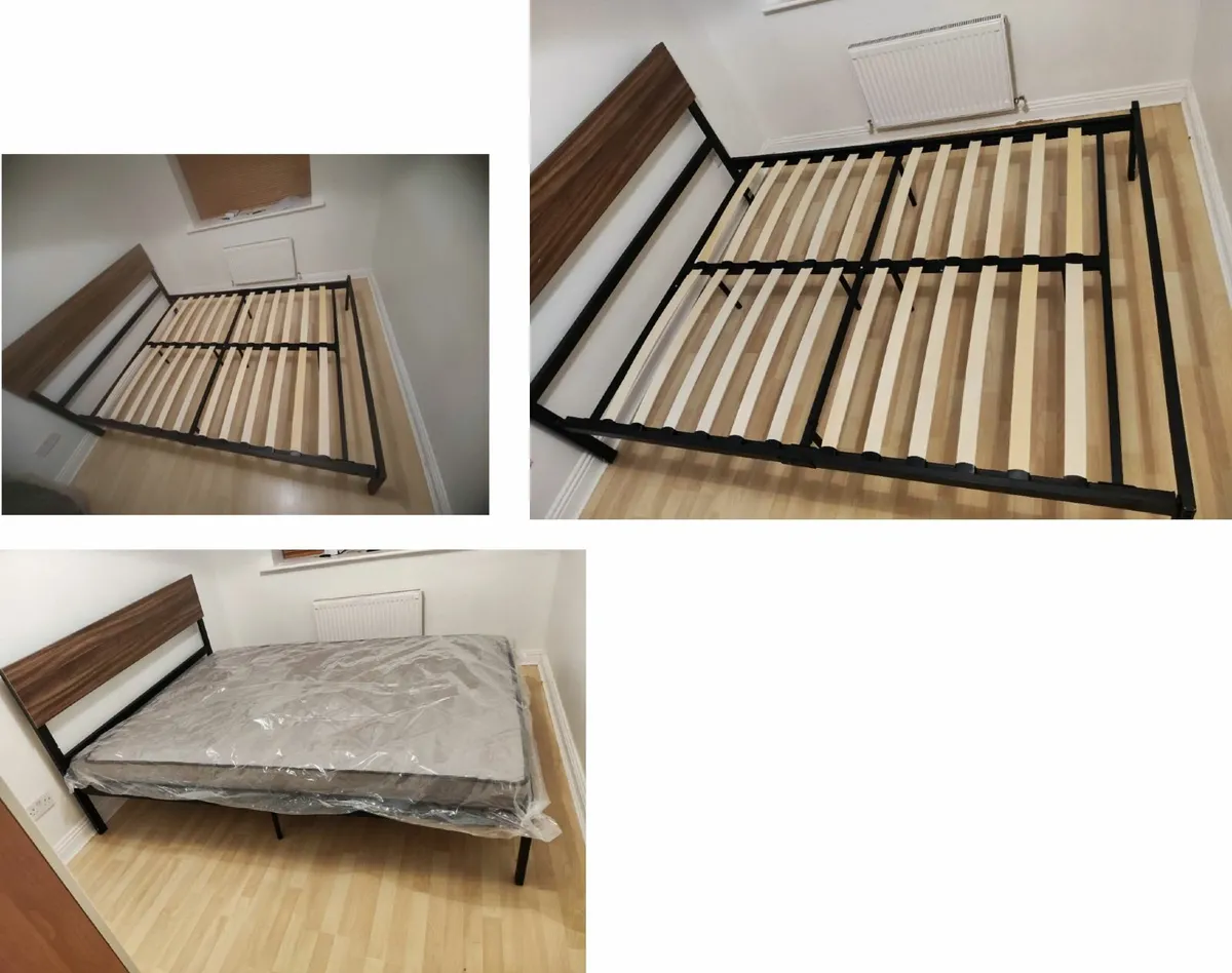 Super solid Kingsize bedframe. 95% new