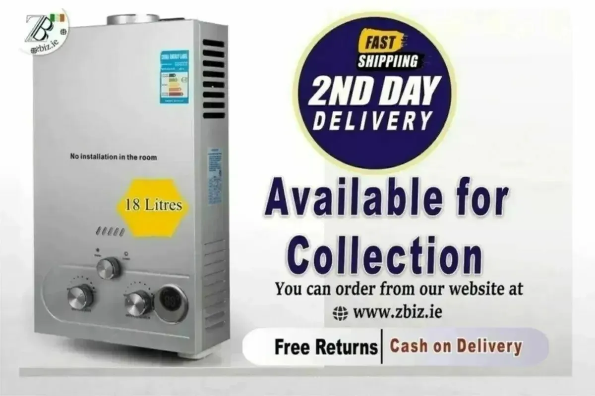 18L LPG Propane Gas Instant Water Heater Boiler - Image 1