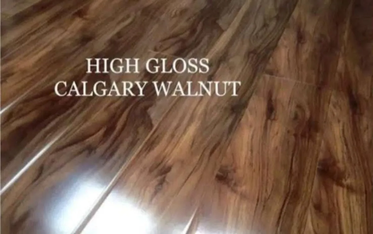 New 12mm high gloss timber flooring - Image 2