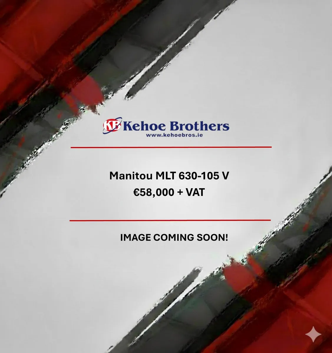 Manitou MLT 630-105 V - €58,000 + VAT