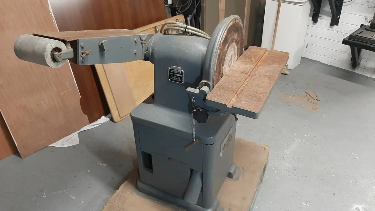 Wadkin Bursgreen Disc and Belt sander. - Image 1