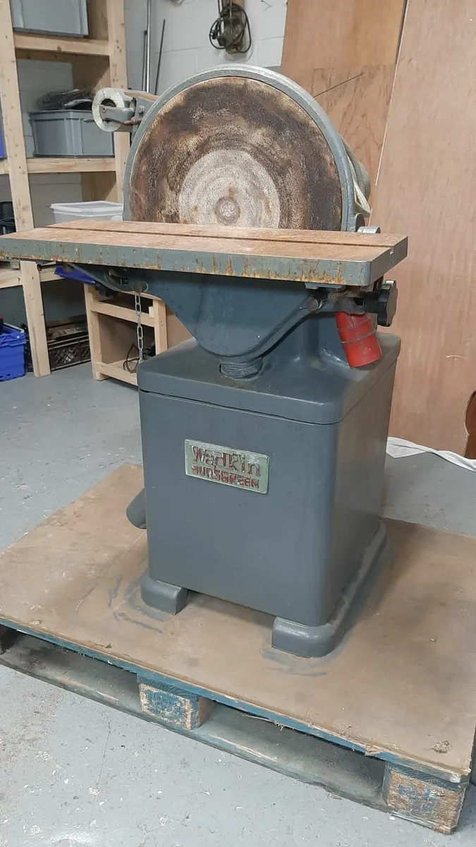 Wadkin Bursgreen Disc and Belt sander. - Image 4