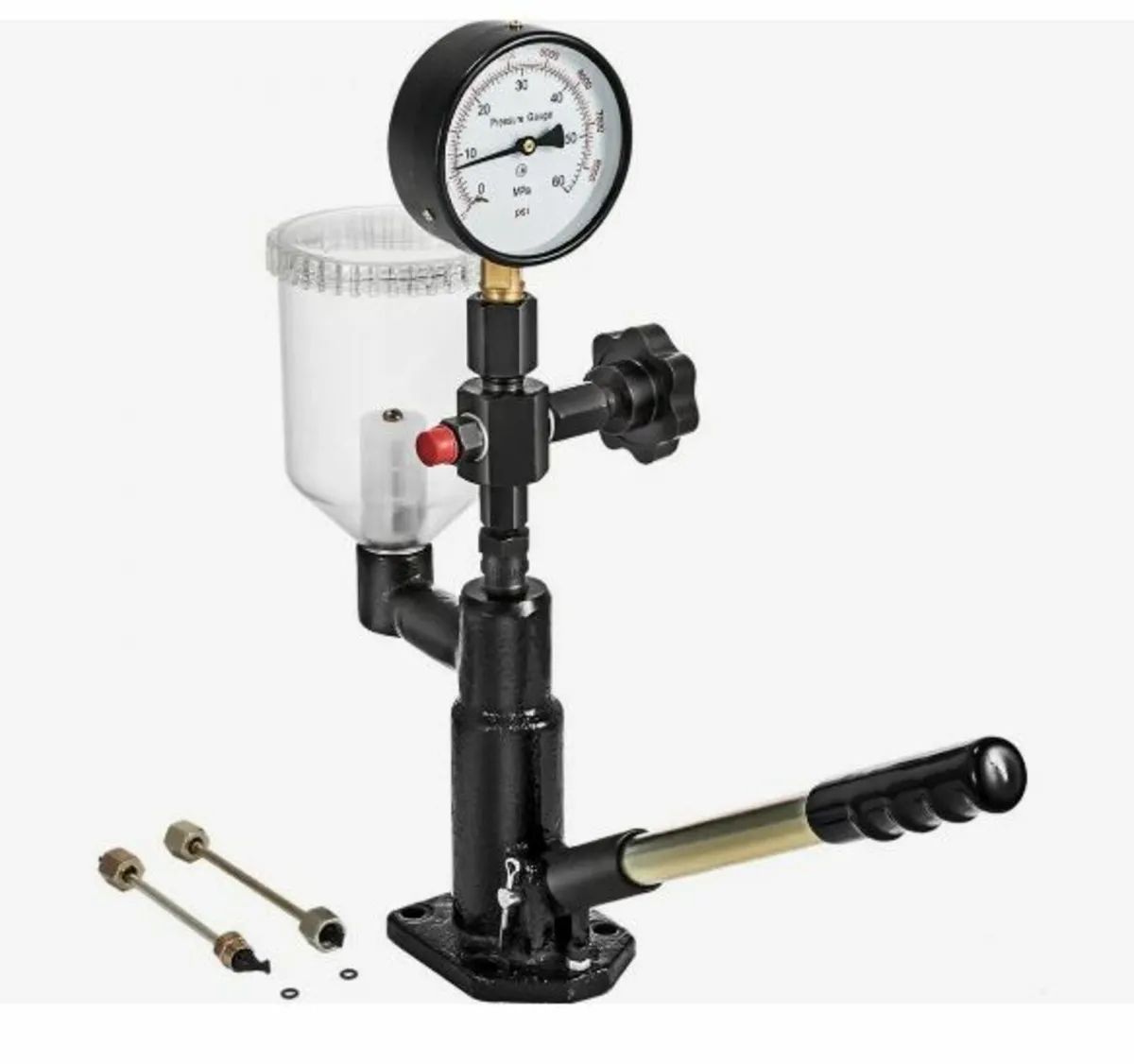 600 Bar Injector Tester 0.8L Fuel Pressure Gauge - Image 1
