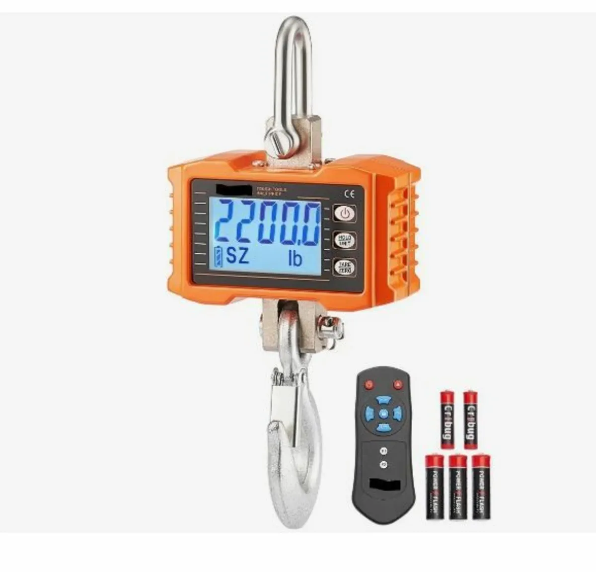 Digital Crane Scale, 2200 lbs/1000 kg - Image 1