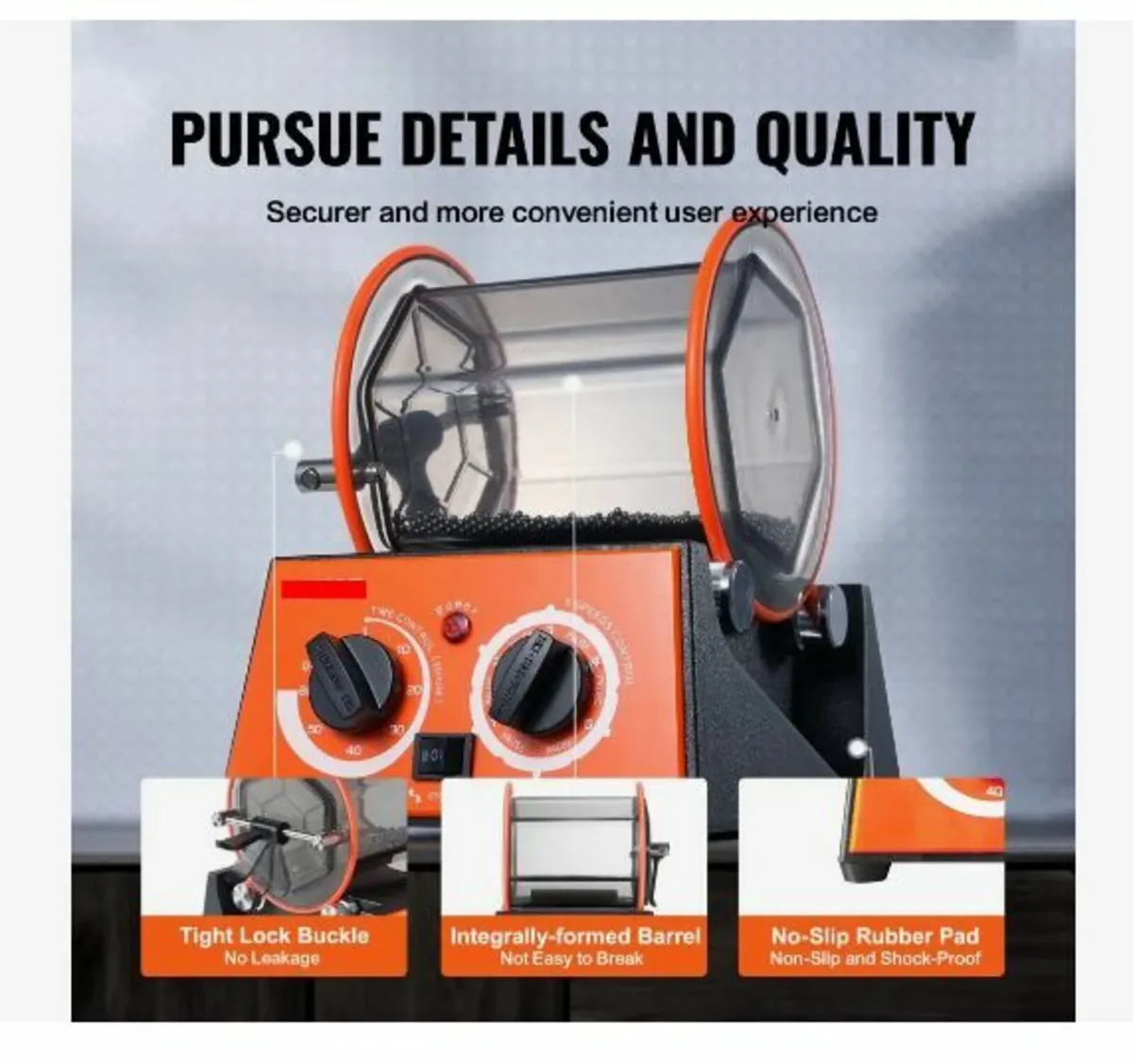 3kg Rotary Tumbler Surface Polisher Jewelry - Image 4