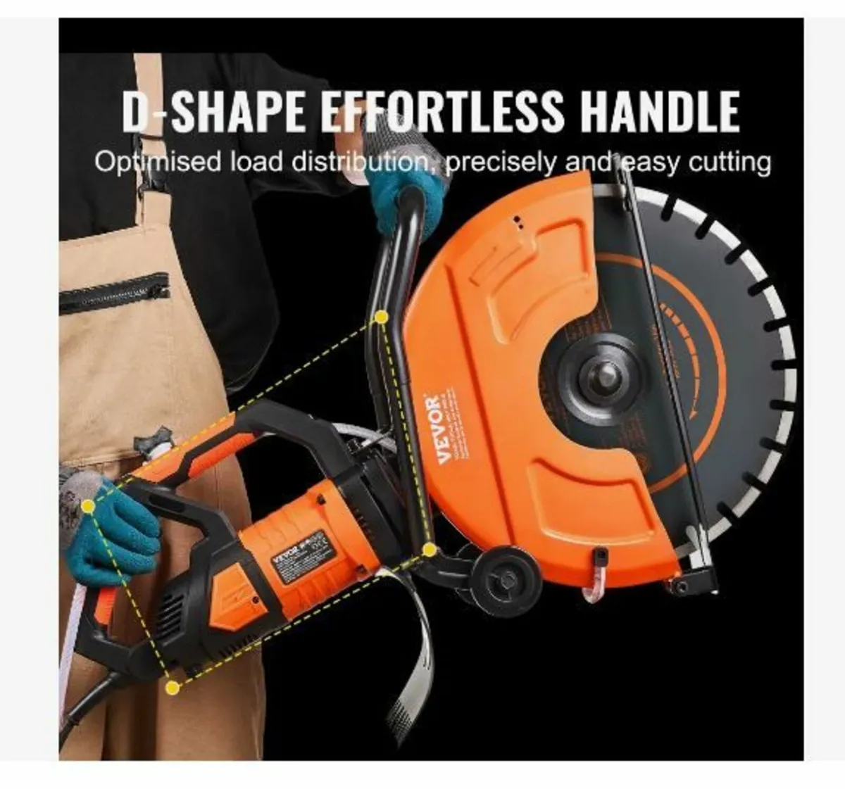 16"/40.6 cm Electric Concrete Saw - Image 2