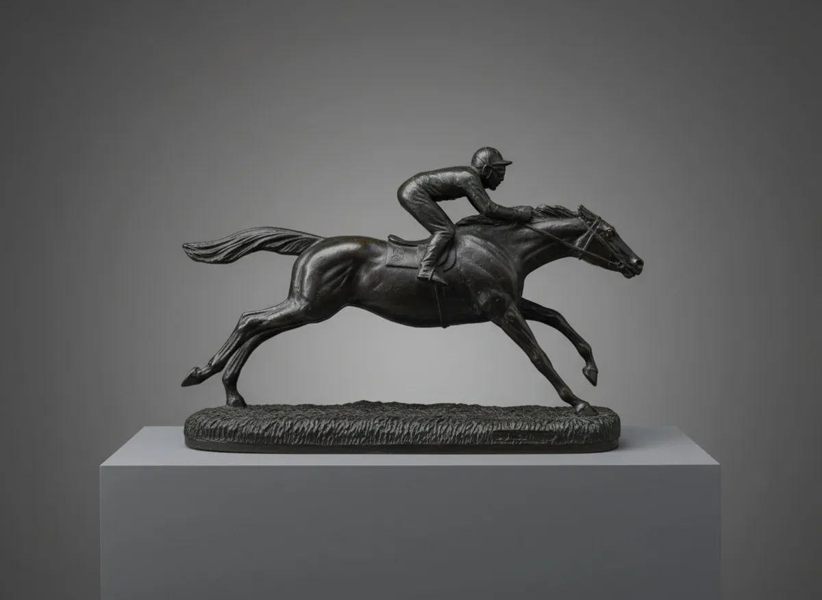 Genesis horse and jockey POSTAGE AVAILABLE