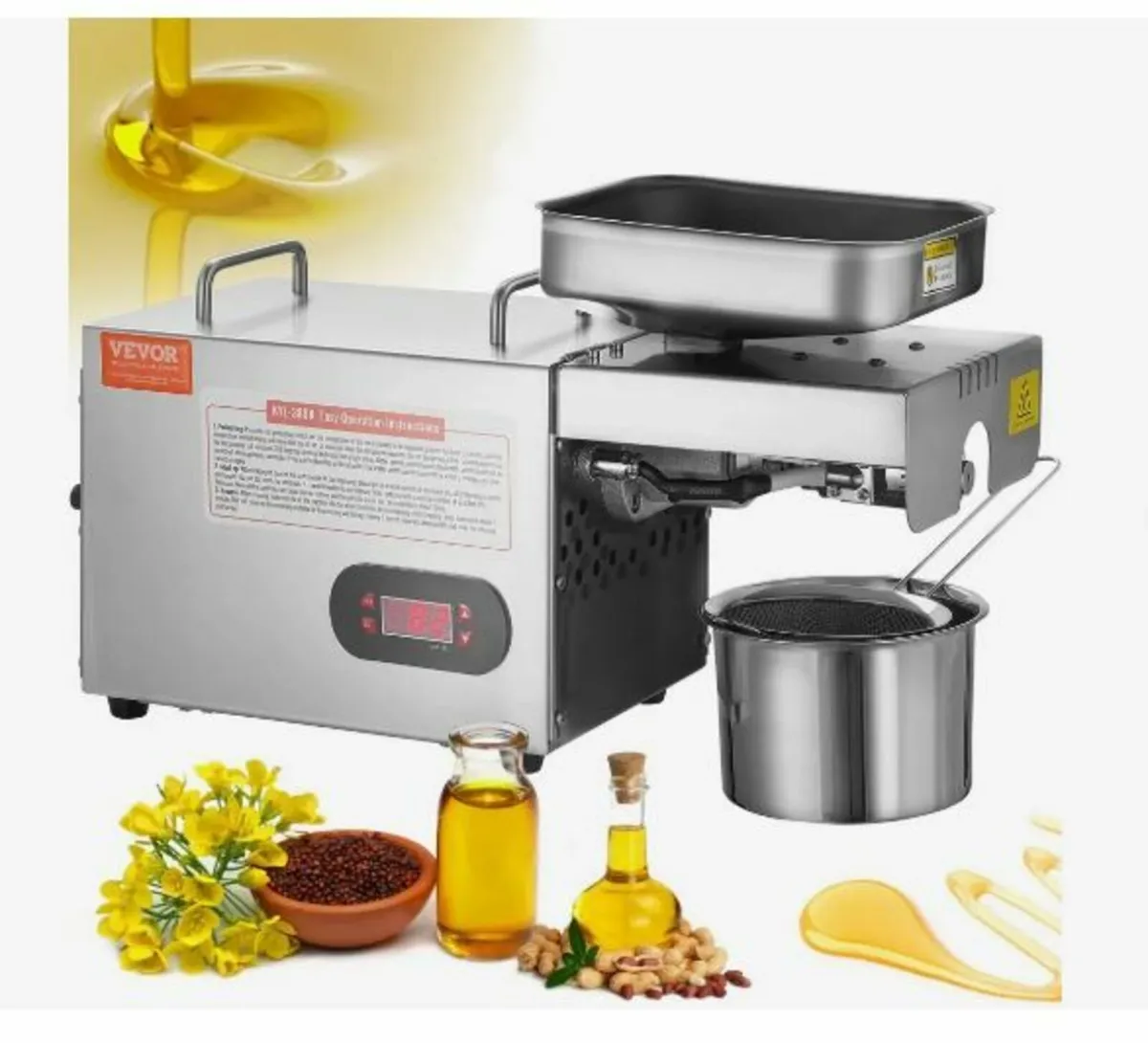 Electric Oil Press Machine, 850W - Image 2