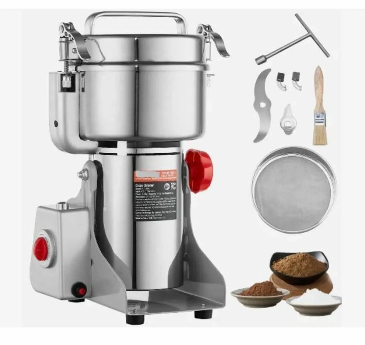 1000g Electric Grain Mill Grinder - Image 1