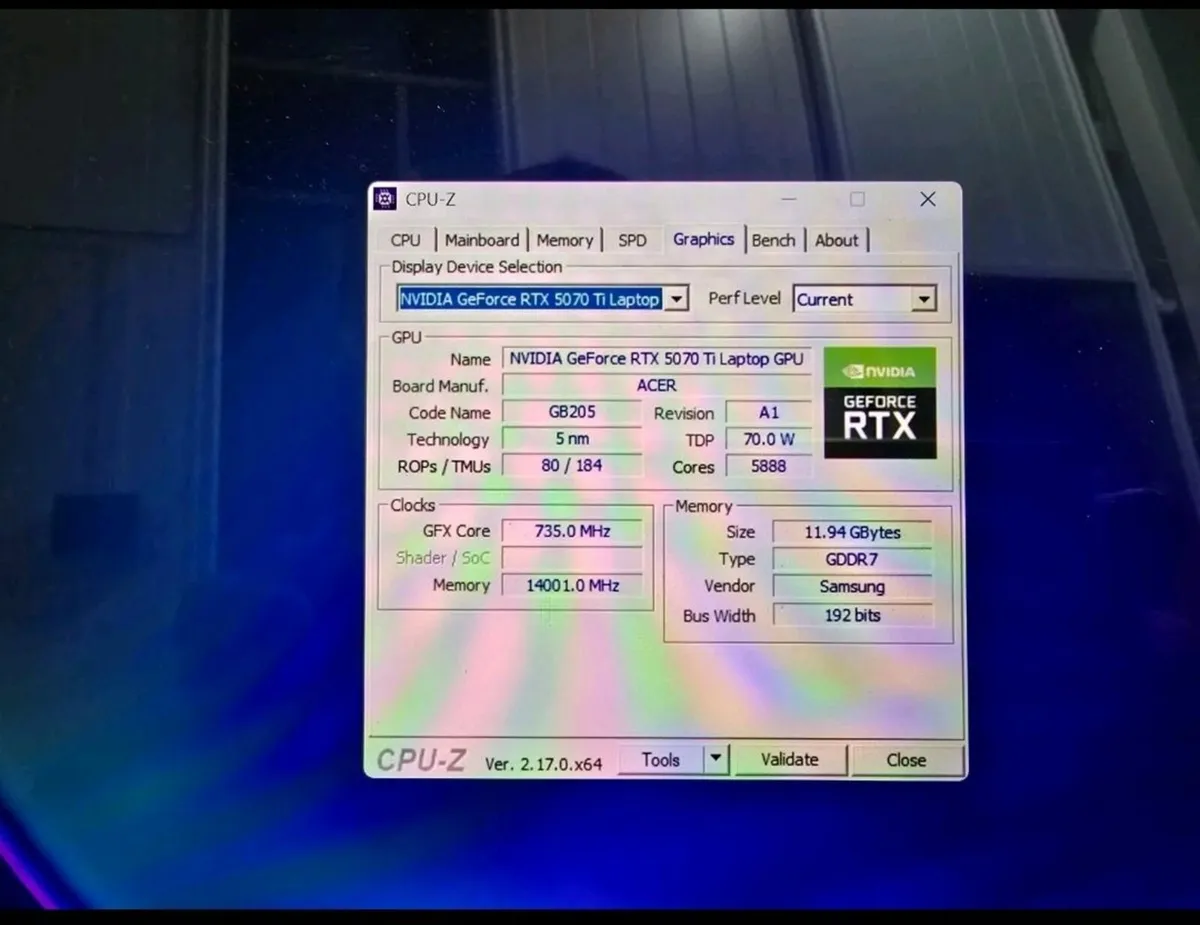 Acer Helios Neo 16S – RTX 5070 Ti OLED 240Hz i9 32 - Image 4