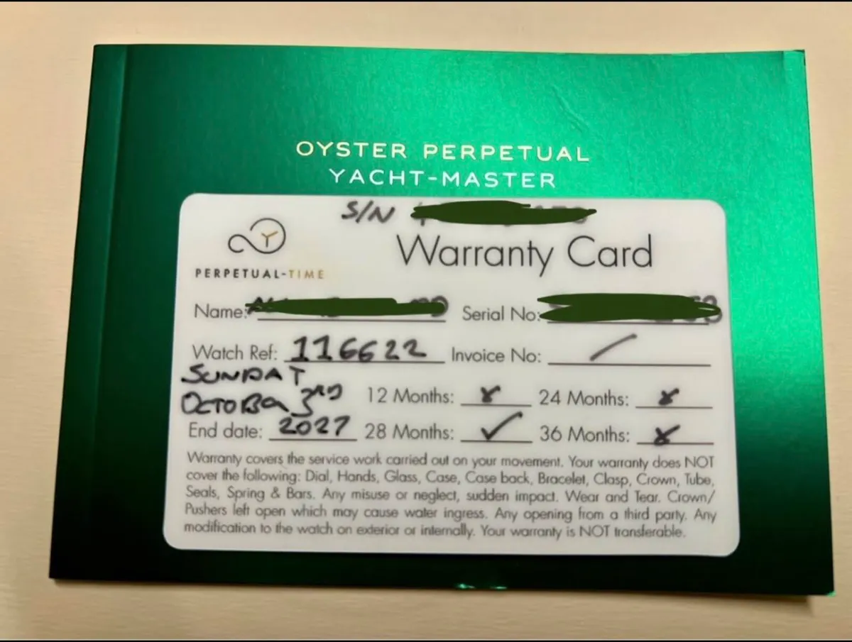 2017 Rolex Yacht-Master 116622 Rhodium Full Set - Image 4