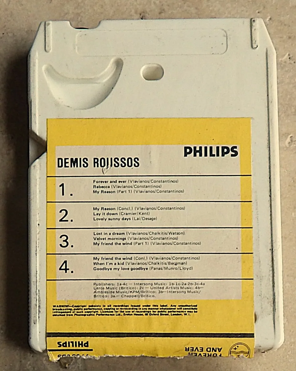 Selection of 4 Vintage 8-Track Cassettes - Image 2