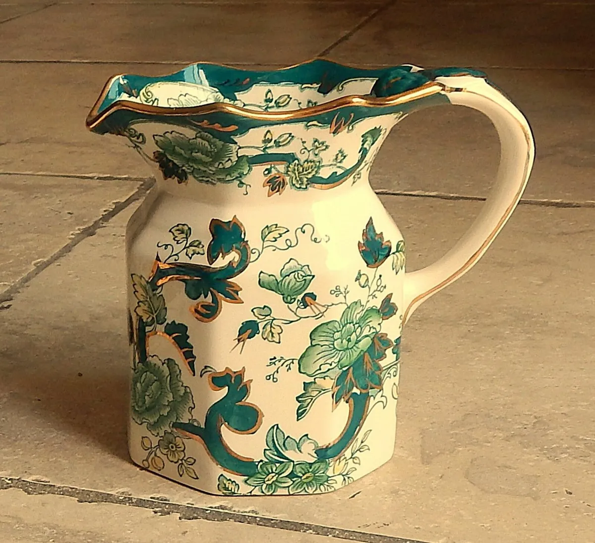 Mason’s Ironstone Chartreuse Jug - Image 1