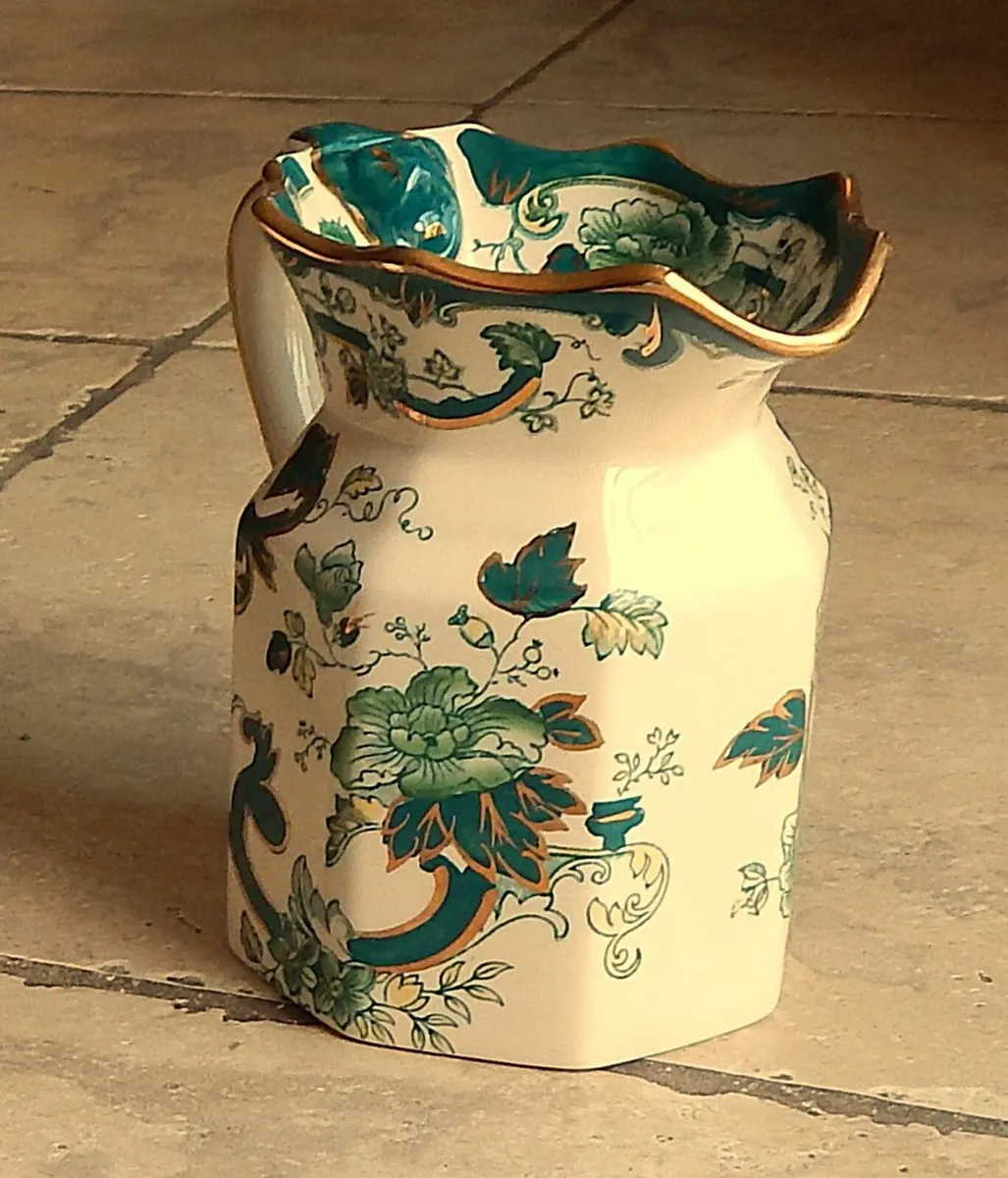 Mason’s Ironstone Chartreuse Jug - Image 2