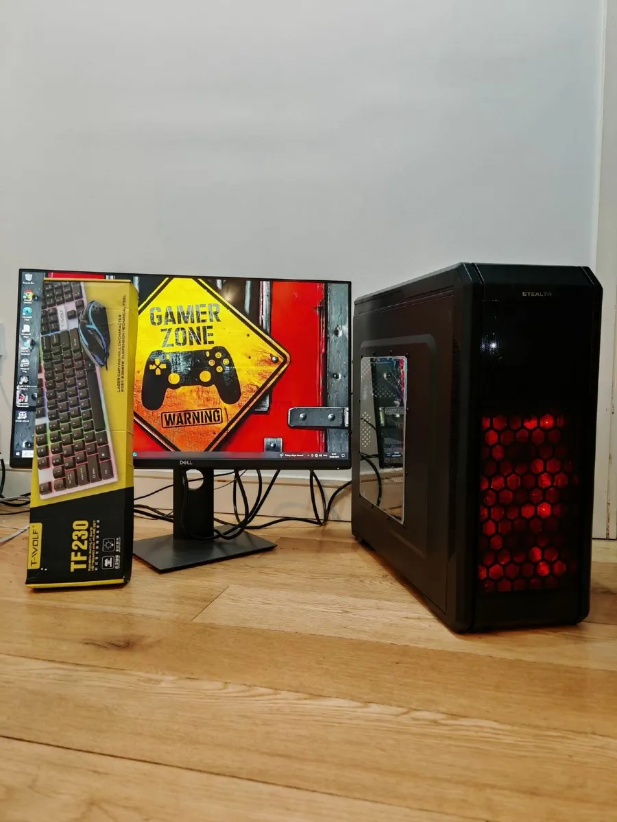 RYZEN 7 PC GAMING COMPUTER ATX MONITOR 27 - Image 1