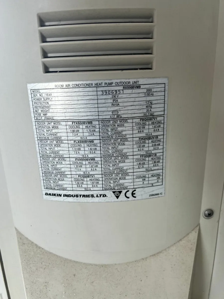 3 x Daikin Hot & Cold Air Conditioning Unit - Image 2