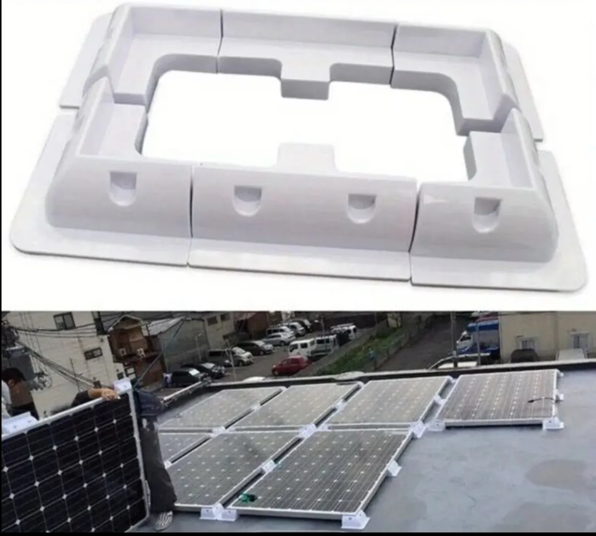 Solar Panel Roof Bracket for Camper Boat - Image 1