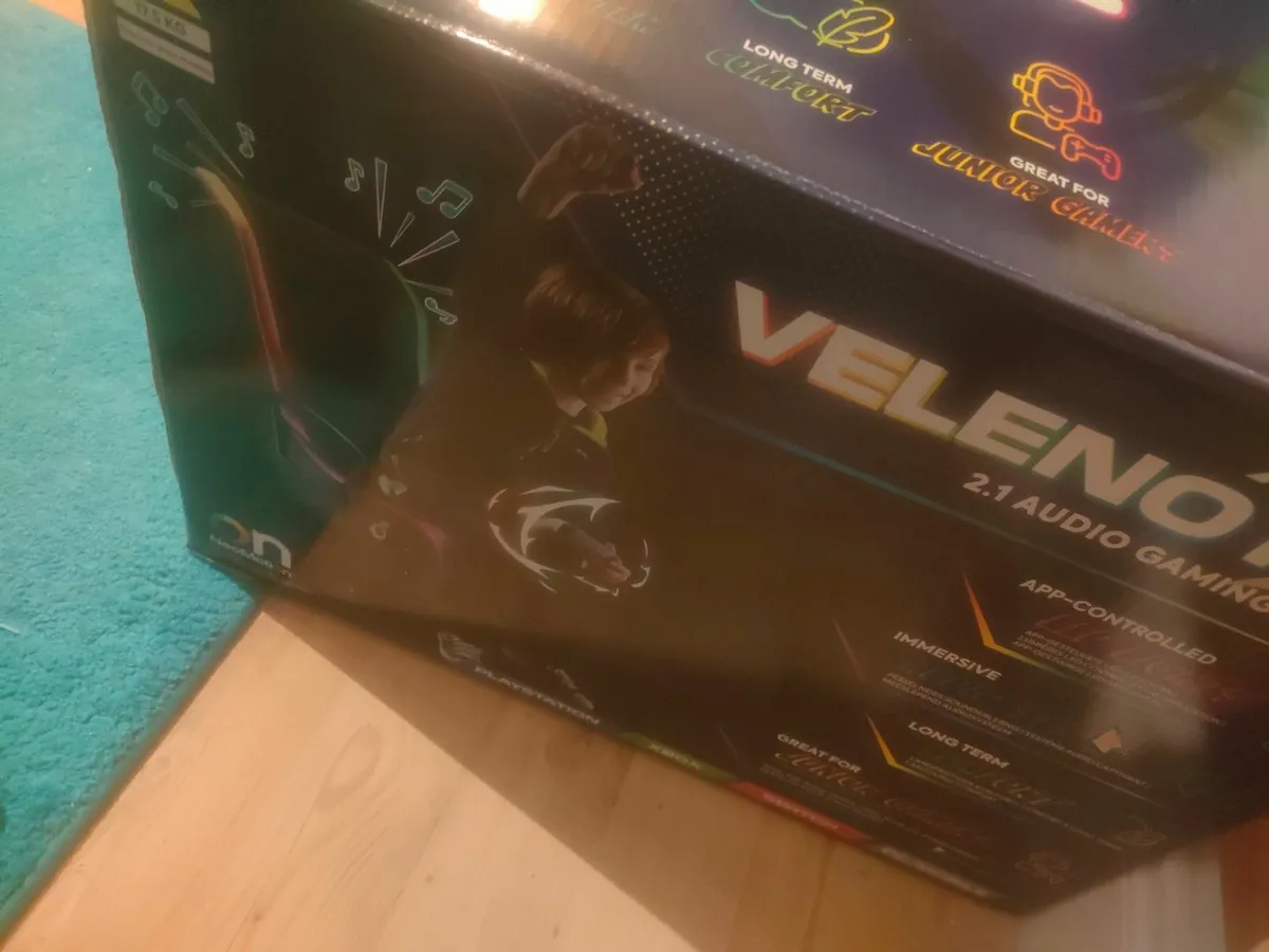 A never used X Rocker Veleno 2.1 Gaming Chair. - Image 2