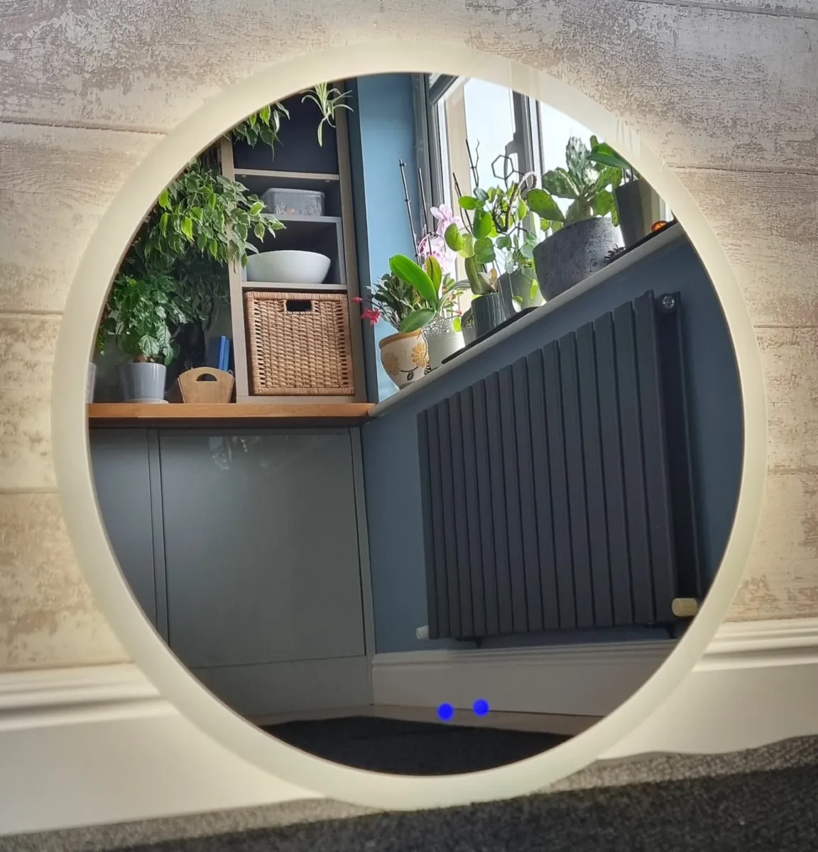 LED Bathroom Mirror 80cm Dual LED - Image 4