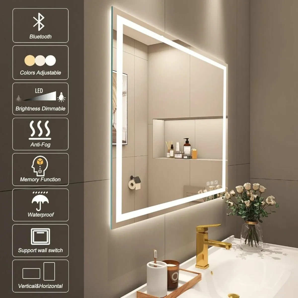 LED Bathroom Mirror - Image 4