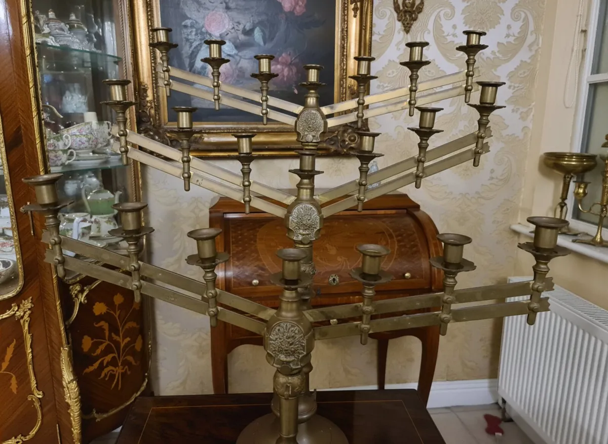 A magnificent Ecclesiastical candle holder
